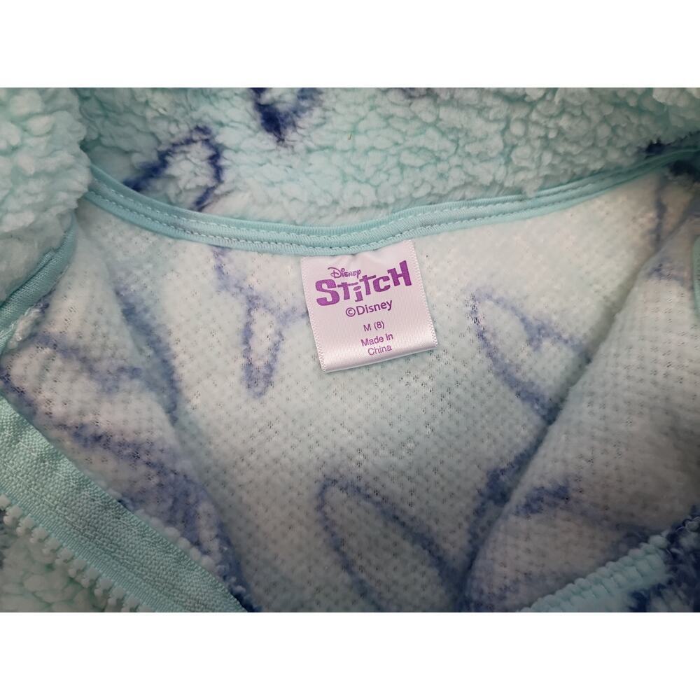 Disney Lilo & Stitch Girls' Full-Zip Woobie Jacket - Med - Picture 6 of 7